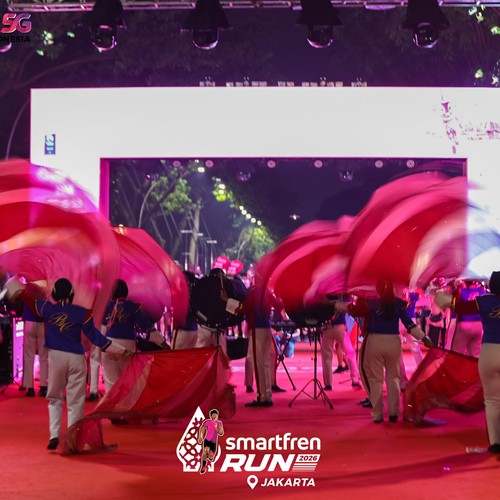 Race photo from SMARTFREN RUN 2026