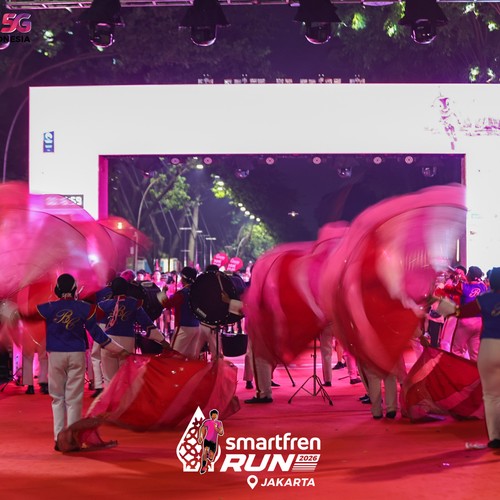 Race photo from SMARTFREN RUN 2026