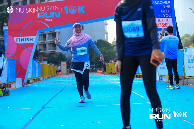 Race photo from Nu Skin Run 10K