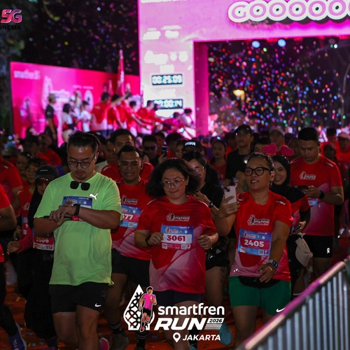 Race photo from SMARTFREN RUN 2026