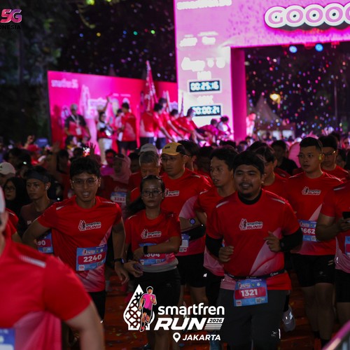 Race photo from SMARTFREN RUN 2026