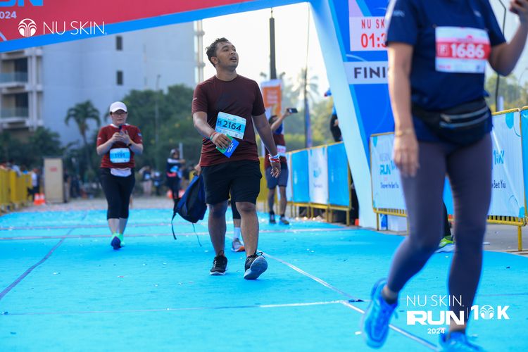 Race photo from Nu Skin Run 10K