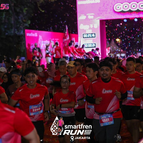 Race photo from SMARTFREN RUN 2026