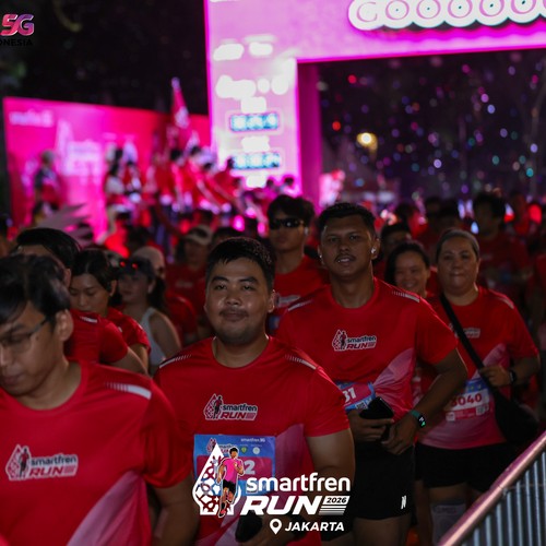 Race photo from SMARTFREN RUN 2026