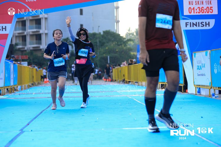 Race photo from Nu Skin Run 10K