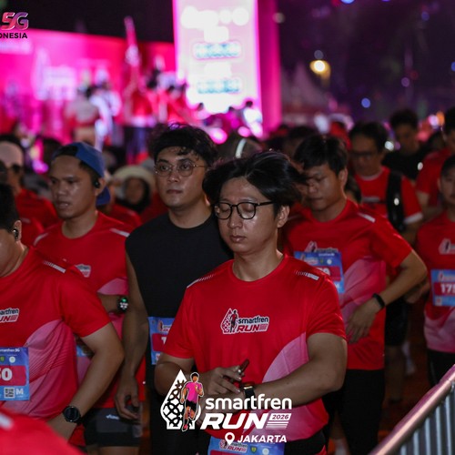 Race photo from SMARTFREN RUN 2026