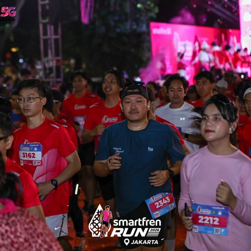 Race photo from SMARTFREN RUN 2026
