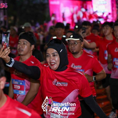 Race photo from SMARTFREN RUN 2026