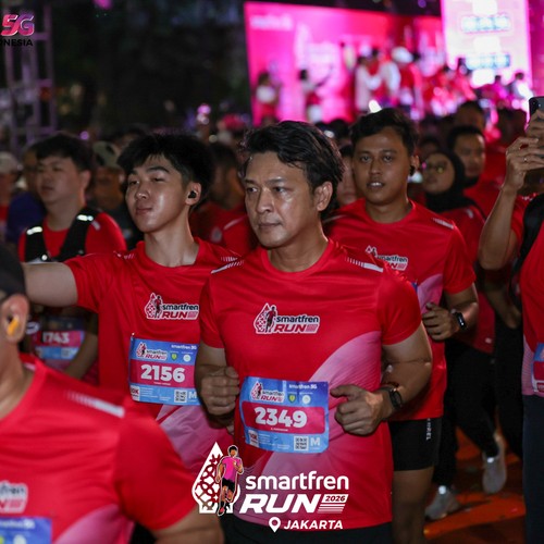Race photo from SMARTFREN RUN 2026