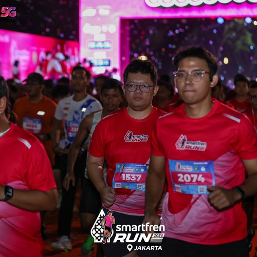 Race photo from SMARTFREN RUN 2026