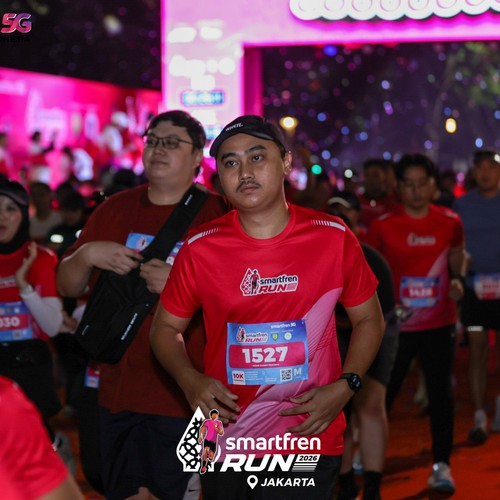 Race photo from SMARTFREN RUN 2026