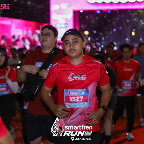 Race photo from SMARTFREN RUN 2026