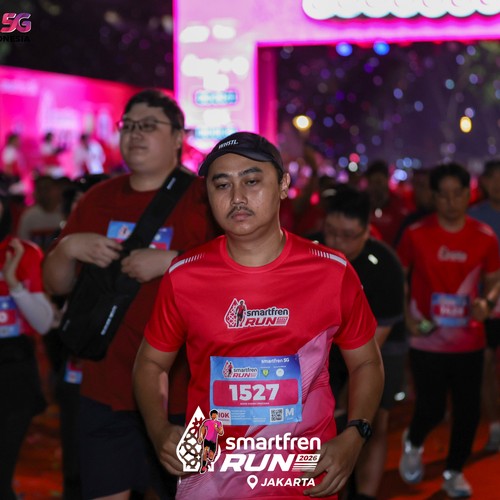 Race photo from SMARTFREN RUN 2026
