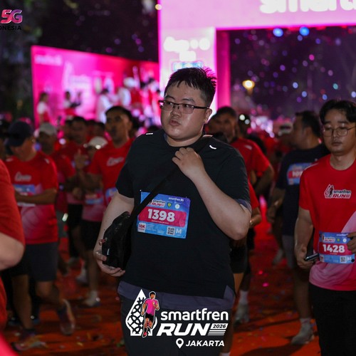 Race photo from SMARTFREN RUN 2026