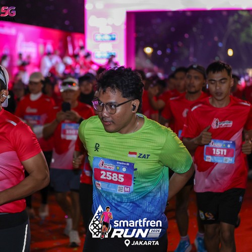 Race photo from SMARTFREN RUN 2026