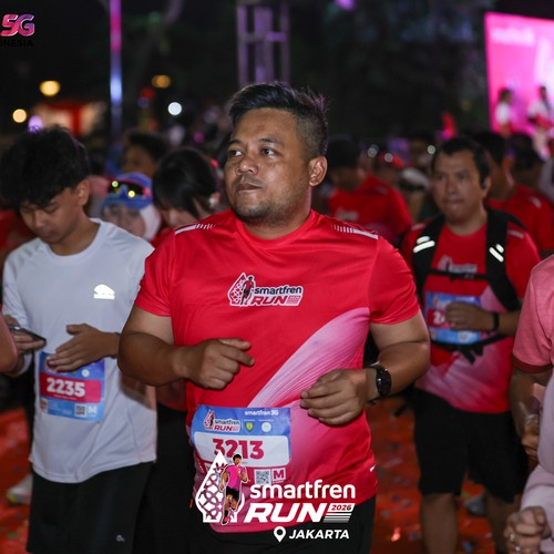 Race photo from SMARTFREN RUN 2026