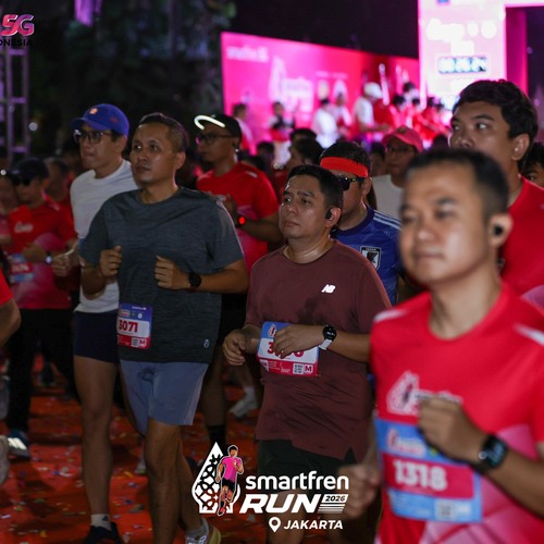 Race photo from SMARTFREN RUN 2026