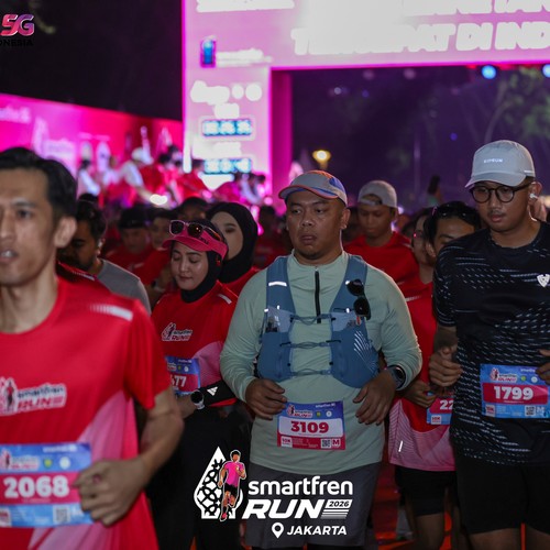 Race photo from SMARTFREN RUN 2026