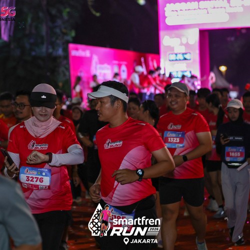Race photo from SMARTFREN RUN 2026