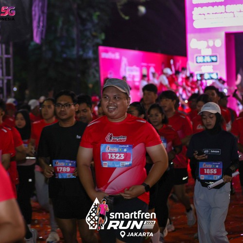 Race photo from SMARTFREN RUN 2026