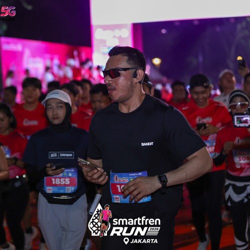 Race photo from SMARTFREN RUN 2026