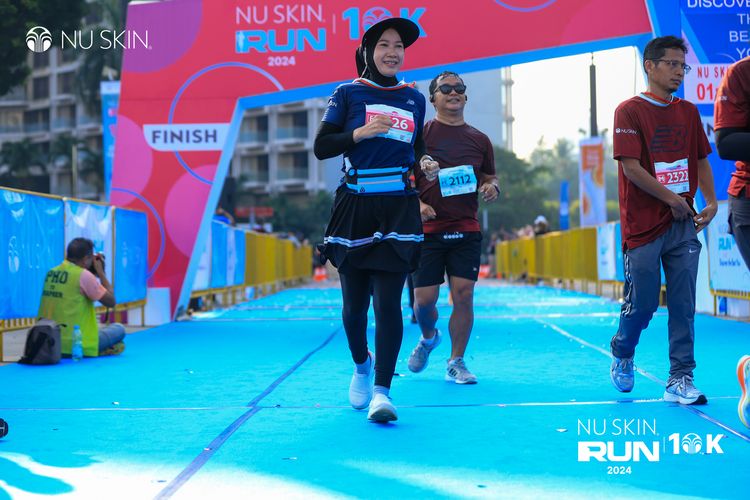 Race photo from Nu Skin Run 10K