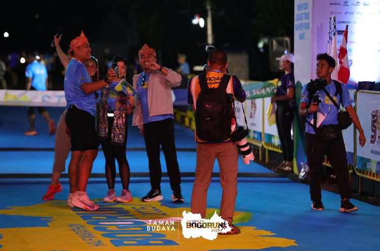Race photo from Taman Budaya x BOGORUN 2025