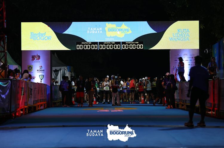 Race photo from Taman Budaya x BOGORUN 2025