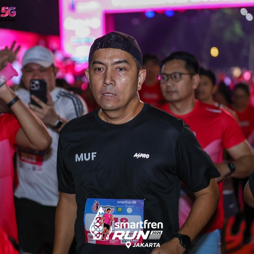Race photo from SMARTFREN RUN 2026