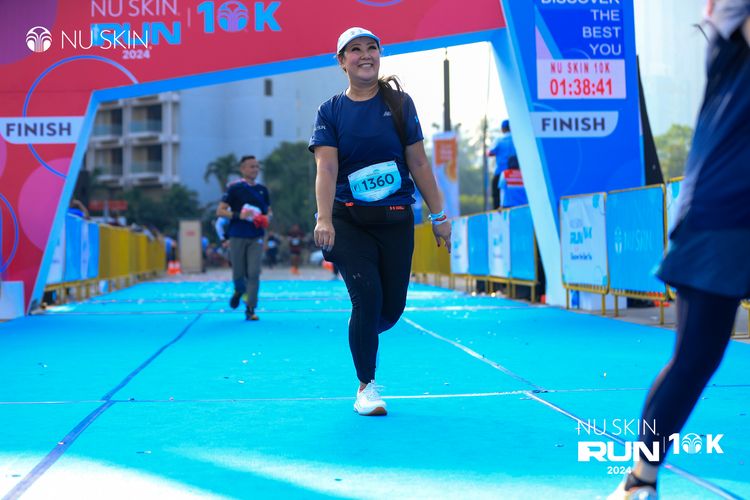 Race photo from Nu Skin Run 10K