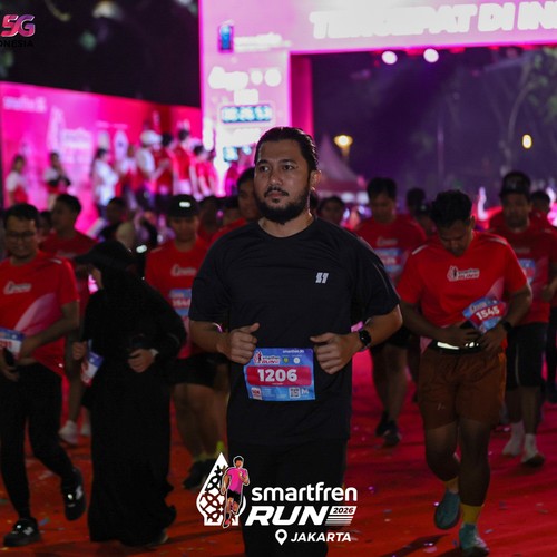 Race photo from SMARTFREN RUN 2026