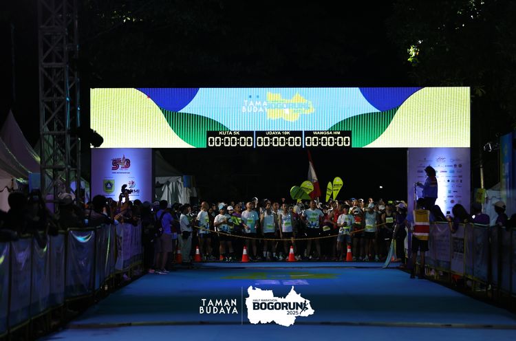 Race photo from Taman Budaya x BOGORUN 2025