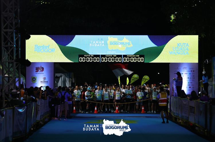 Race photo from Taman Budaya x BOGORUN 2025