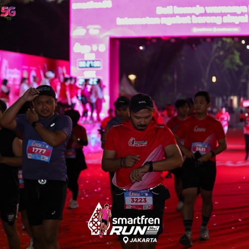 Race photo from SMARTFREN RUN 2026