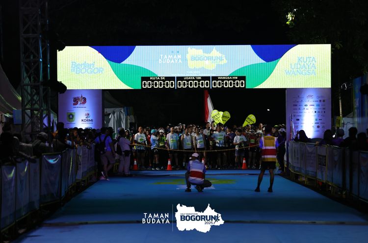 Race photo from Taman Budaya x BOGORUN 2025