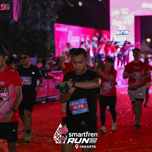 Race photo from SMARTFREN RUN 2026
