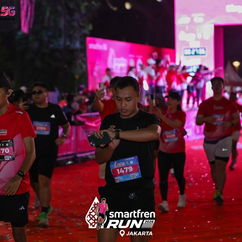 Race photo from SMARTFREN RUN 2026