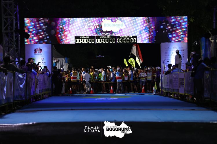 Race photo from Taman Budaya x BOGORUN 2025
