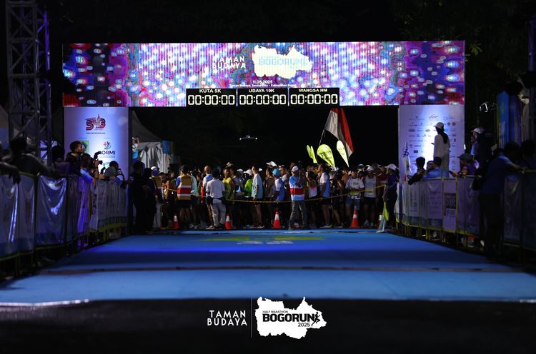 Race photo from Taman Budaya x BOGORUN 2025