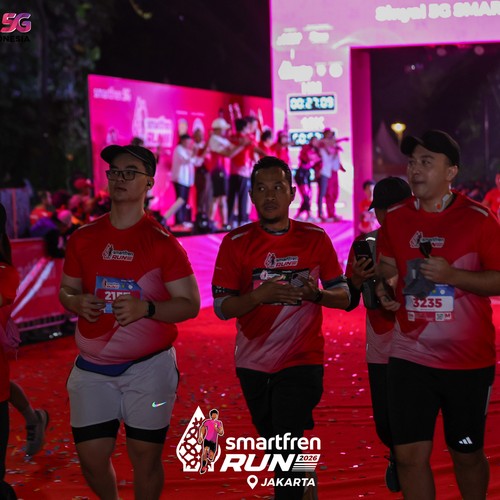 Race photo from SMARTFREN RUN 2026