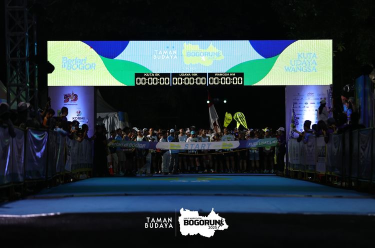 Race photo from Taman Budaya x BOGORUN 2025