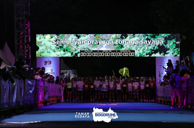 Race photo from Taman Budaya x BOGORUN 2025