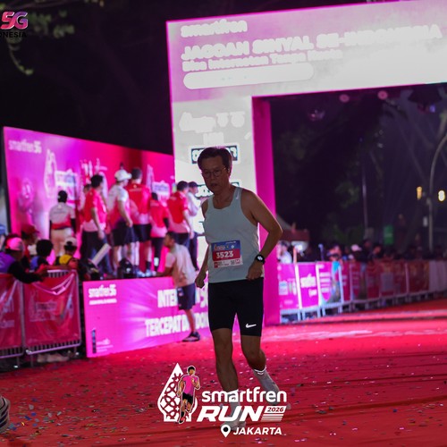 Race photo from SMARTFREN RUN 2026