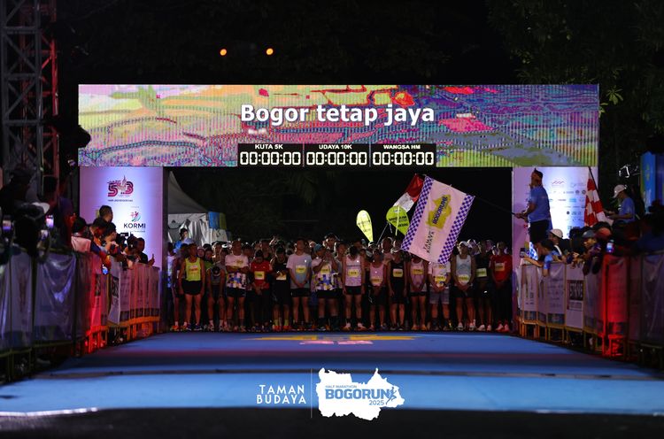 Race photo from Taman Budaya x BOGORUN 2025