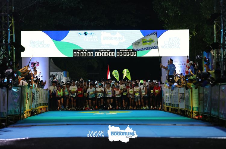 Race photo from Taman Budaya x BOGORUN 2025