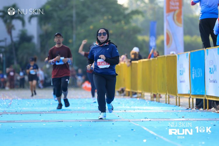 Race photo from Nu Skin Run 10K