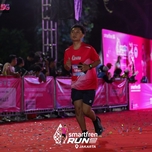 Race photo from SMARTFREN RUN 2026