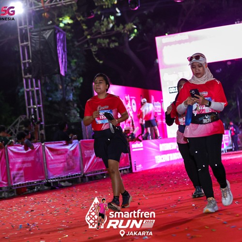 Race photo from SMARTFREN RUN 2026