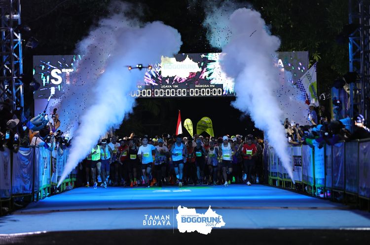 Race photo from Taman Budaya x BOGORUN 2025