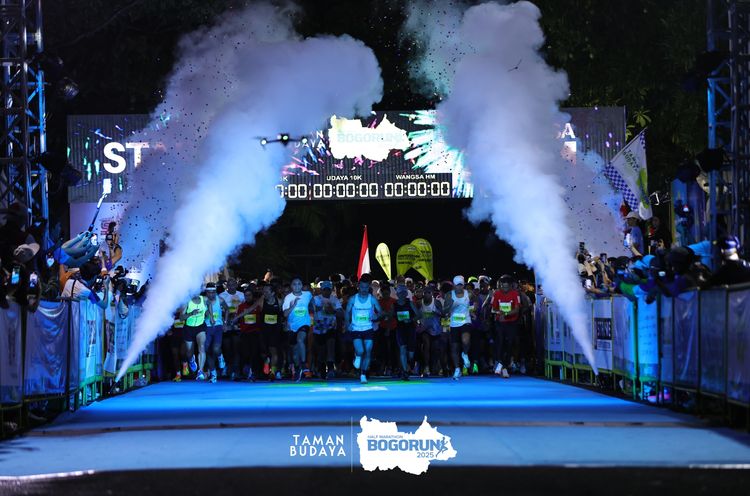 Race photo from Taman Budaya x BOGORUN 2025